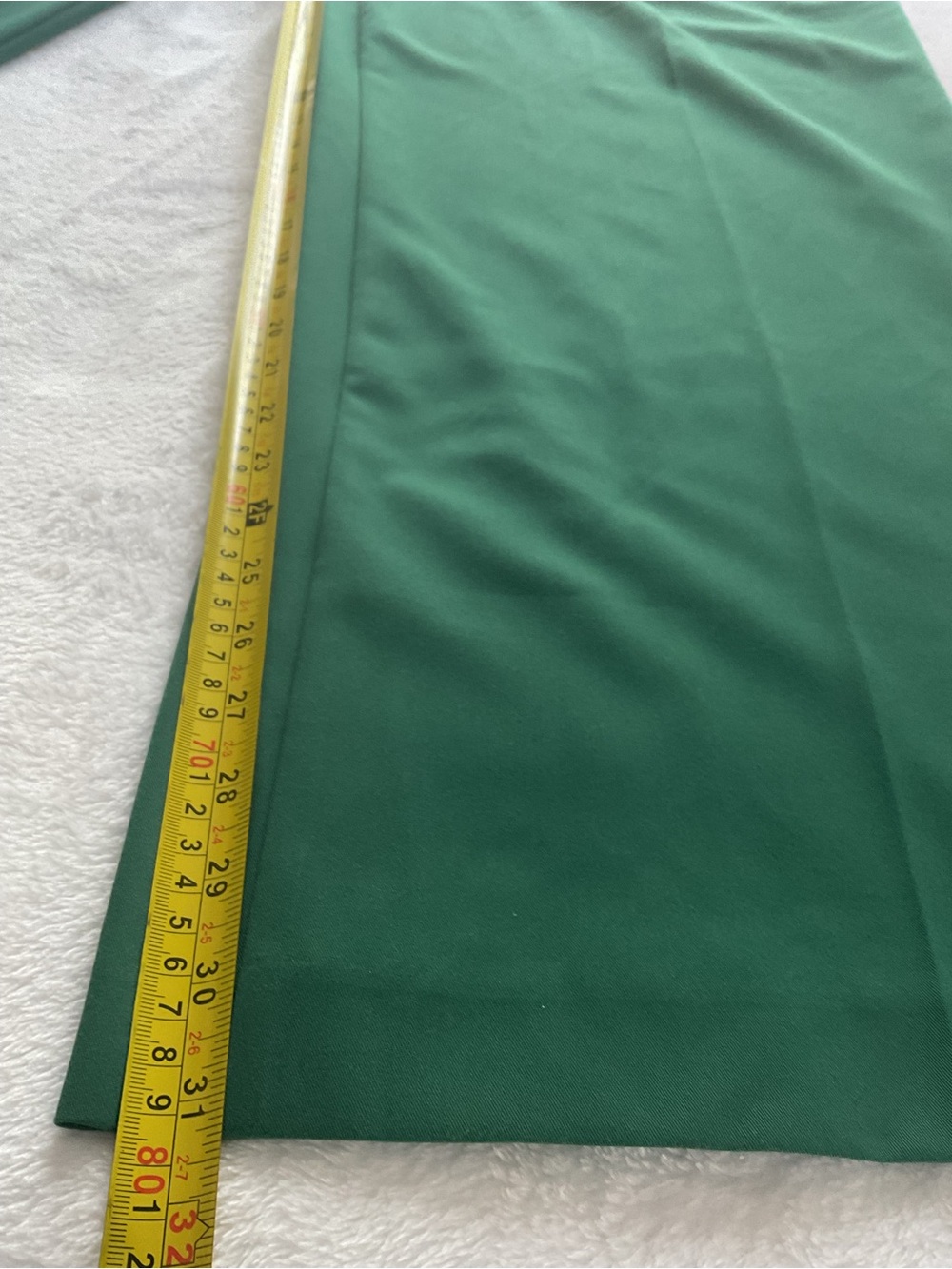Ann Taylor Women’s Size 14 Green Wide Leg Belted Dress Pants - Picture 9 of 13